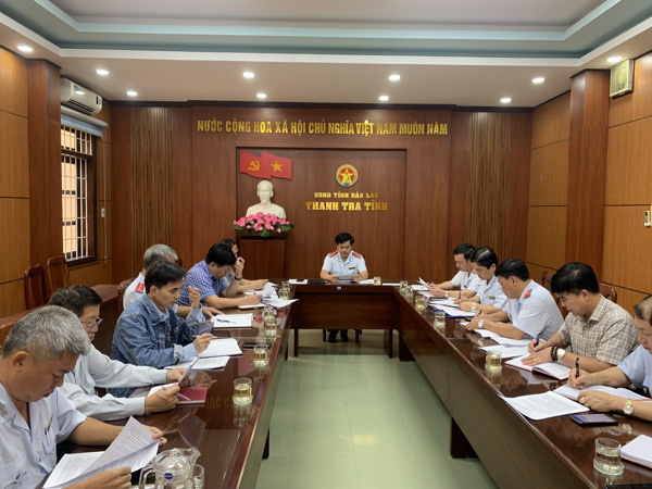 Thanh tra tỉnh Đắk Lắk giao ban công tác tháng 09/2022 và phương hướng nhiệm vụ tháng 10 năm 2022