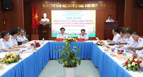 Cụm thi đua số 3 - Thanh tra Chính phủ tổ chức sơ kết công tác thi đua, khen thưởng 6 tháng đầu năm 2022