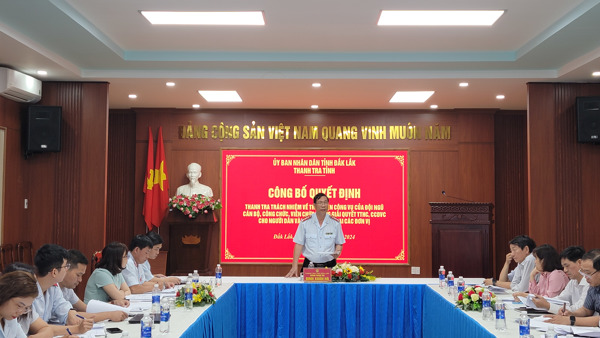 Đổi mới để công tác thanh tra ngày càng chuyên nghiệp, hiệu lực, hiệu quả