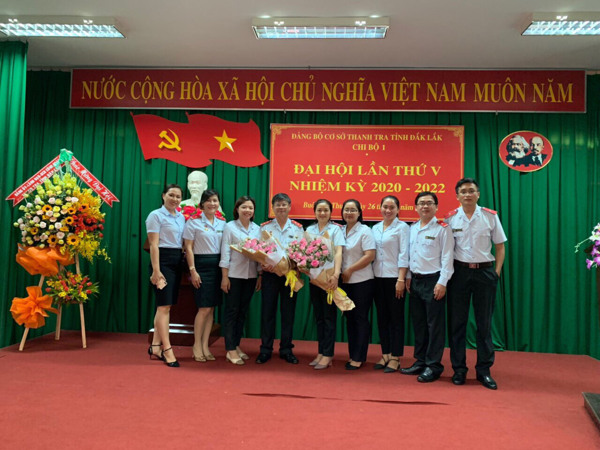 Đại hội Chi bộ 1 thuộc Đảng bộ Thanh tra tỉnh Đắk Lắk nhiệm kỳ 2020-2022