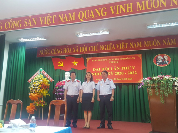 Đại hội Chi bộ 2 thuộc Đảng bộ Thanh tra tỉnh Đắk Lắk nhiệm kỳ 2020-2022