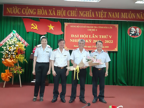 Đại hội Chi bộ 3 thuộc Đảng bộ Thanh tra tỉnh Đắk Lắk nhiệm kỳ 2020-2022