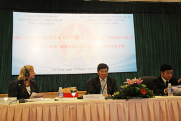 Kiểm điểm kết thúc Chương trình nâng cao năng lực tổng thể ngành Thanh tra tới năm 2014 (Poscis)