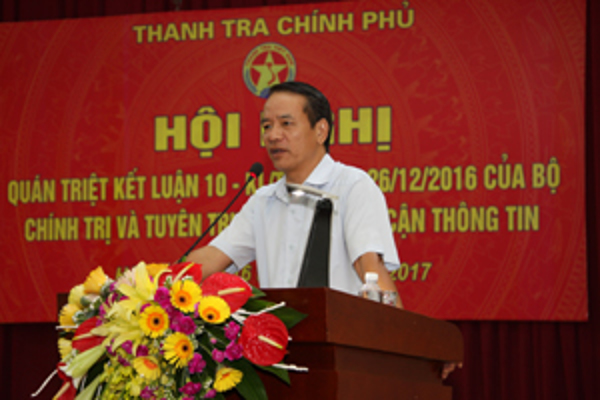 Thanh tra Chính phủ quán triệt Kết luận 10-KL/TƯ và tuyên truyền Luật Tiếp cận Thông tin