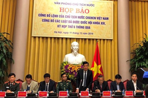 Công bố Luật Phòng, chống tham nhũng (sửa đổi)