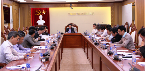 Họp hoàn thiện Dự thảo Quyết định của Thủ tướng Chính phủ về danh mục bí mật nhà nước của Ngành thanh tra