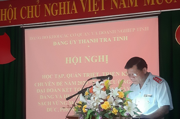 Hội nghị nghiên cứu, học tập chuyên đề năm 2020: Tăng cường Khối đại đoàn kết toàn dân tộc, xây dựng đảng và Hệ thống chính trị trong sạch vững mạnh theo tư tưởng đạo đức, phong cách Hồ Chí Minh
