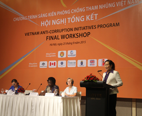 Hội nghị tổng kết Chương trình Sáng kiến Phòng, chống tham nhũng Việt Nam 