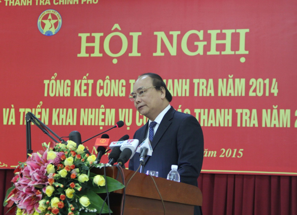 Hội nghị trực tuyến tổng kết công tác thanh tra năm 2014 và triển khai nhiệm vụ năm 2015